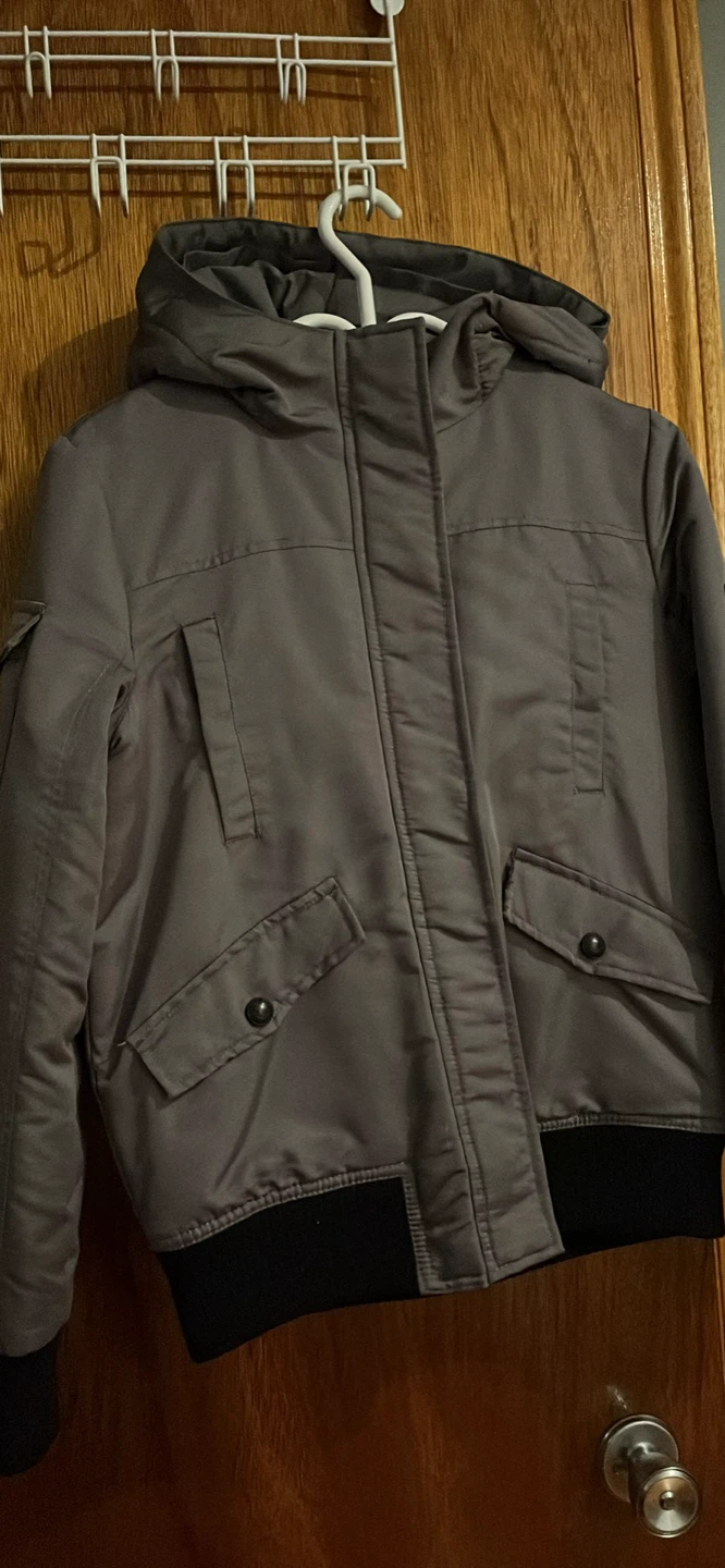 Beaver Canoe Grey Hooded Jacket - photo 4