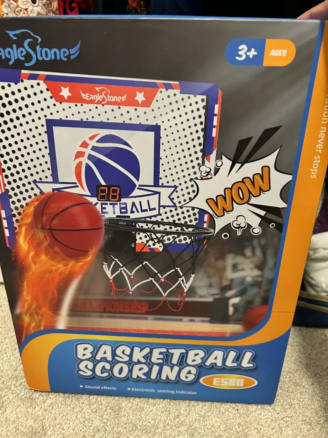 EagleStone Mini Basketball Hoop with Scoreboard image indicator(2)