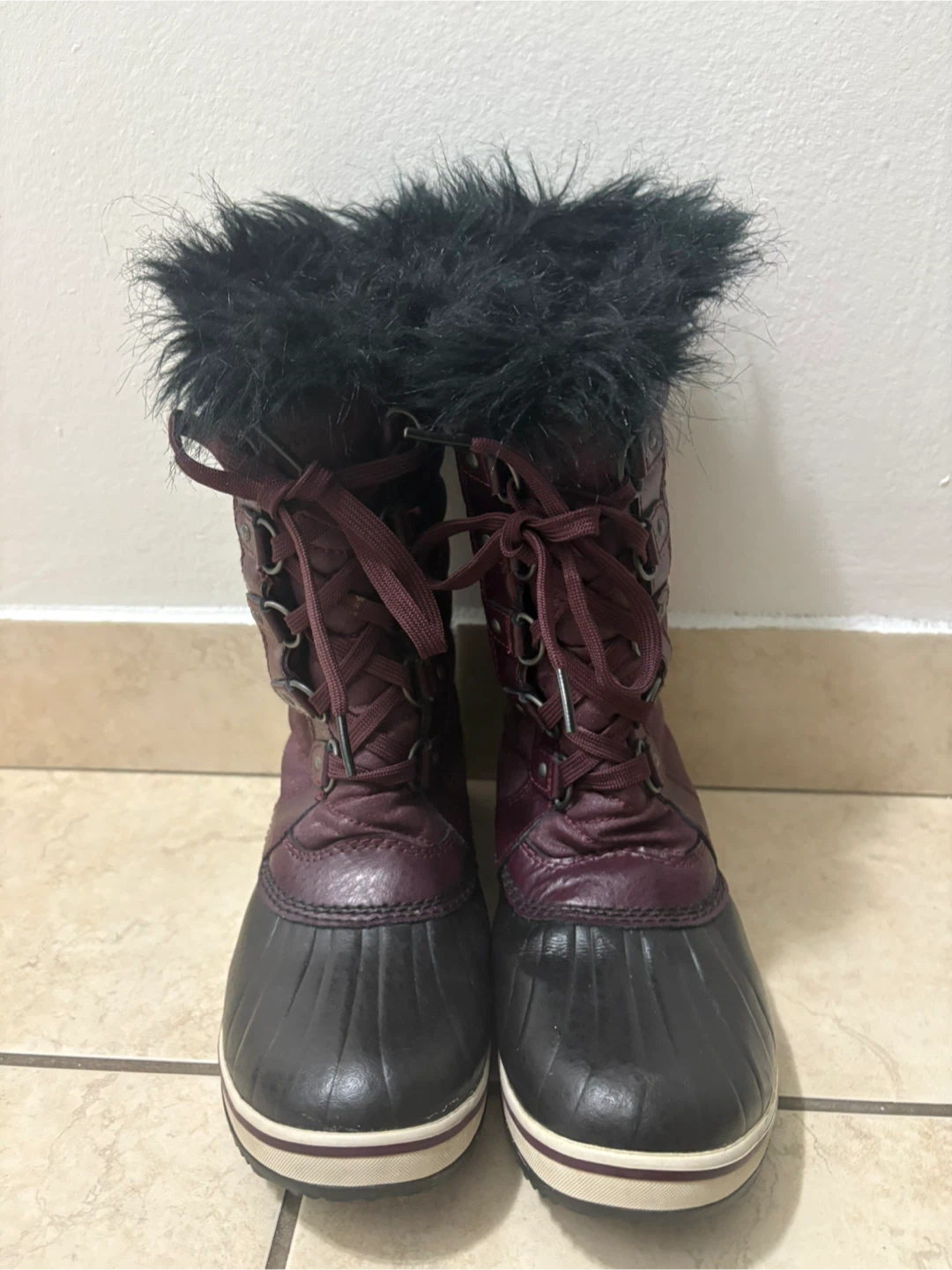 Sorel Winter Boots, Maroon, Size 6 in kids - photo 5