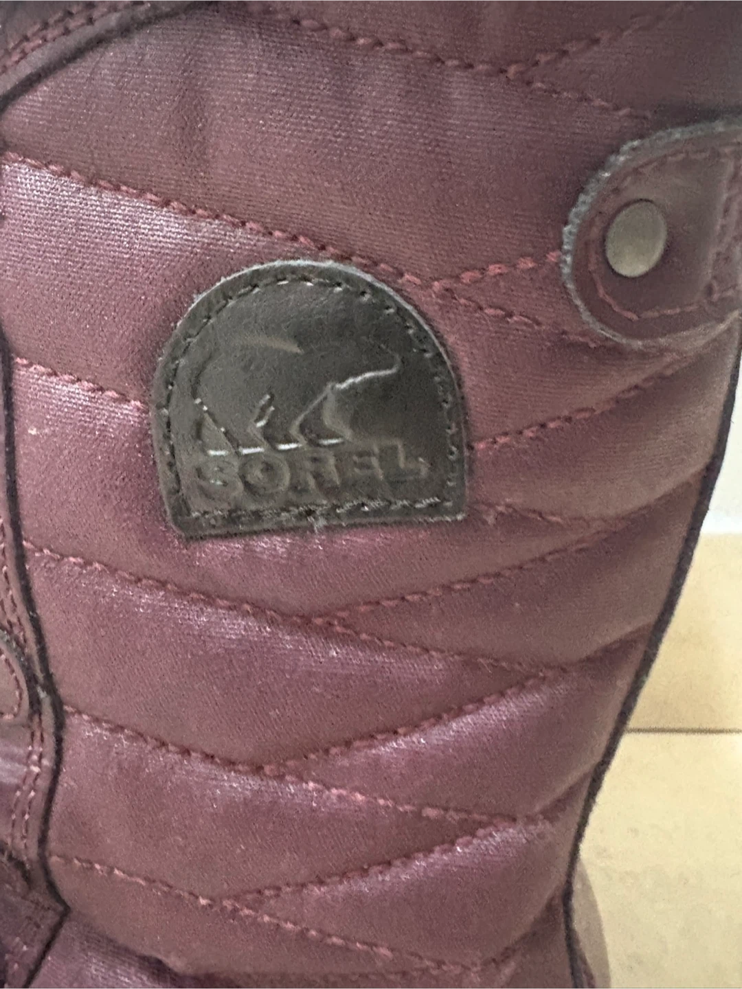 Sorel Winter Boots, Maroon, Size 6 in kids - photo 2
