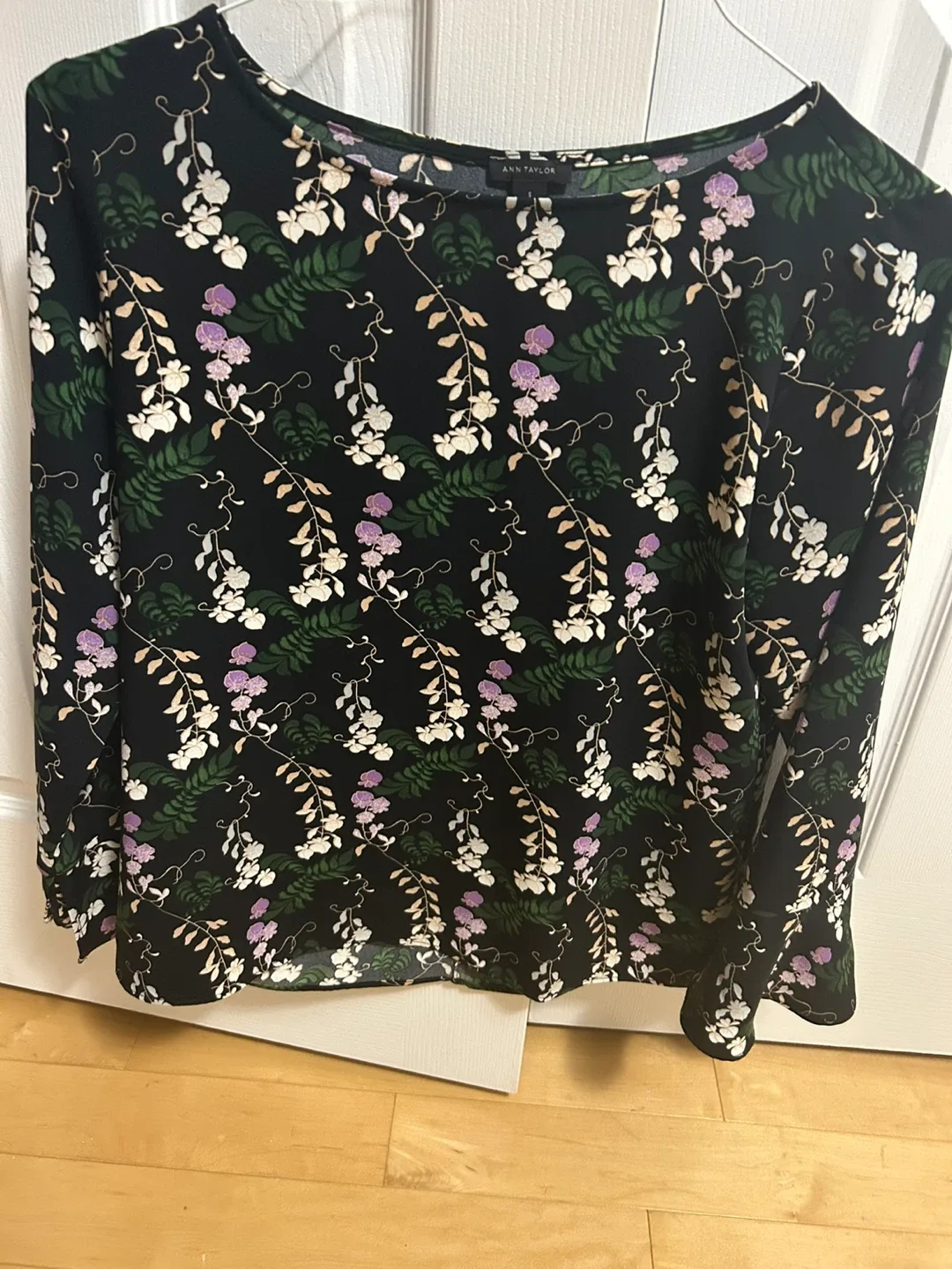 Ann Taylor Floral Print Blouse - Size S image indicator(2)