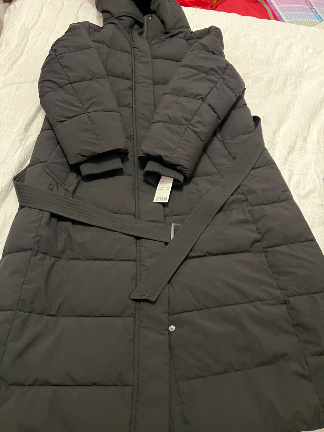 NVLT Black Puffer Coat - Size L image indicator(3)