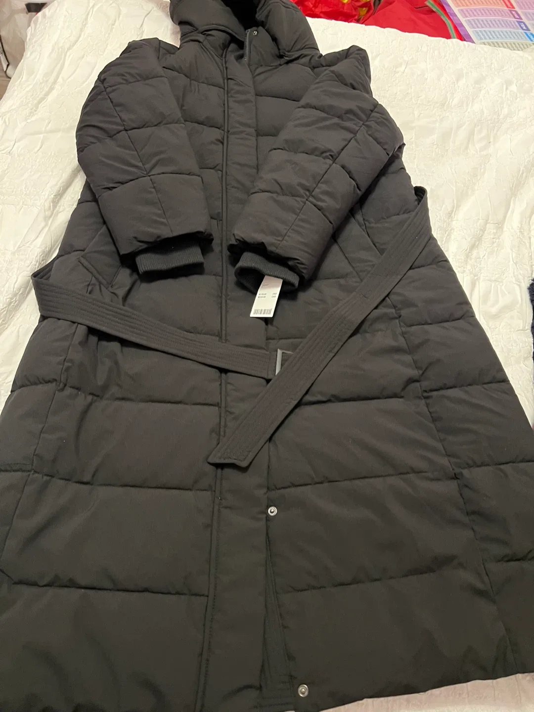 NVLT Black Puffer Coat - Size L image indicator(4)
