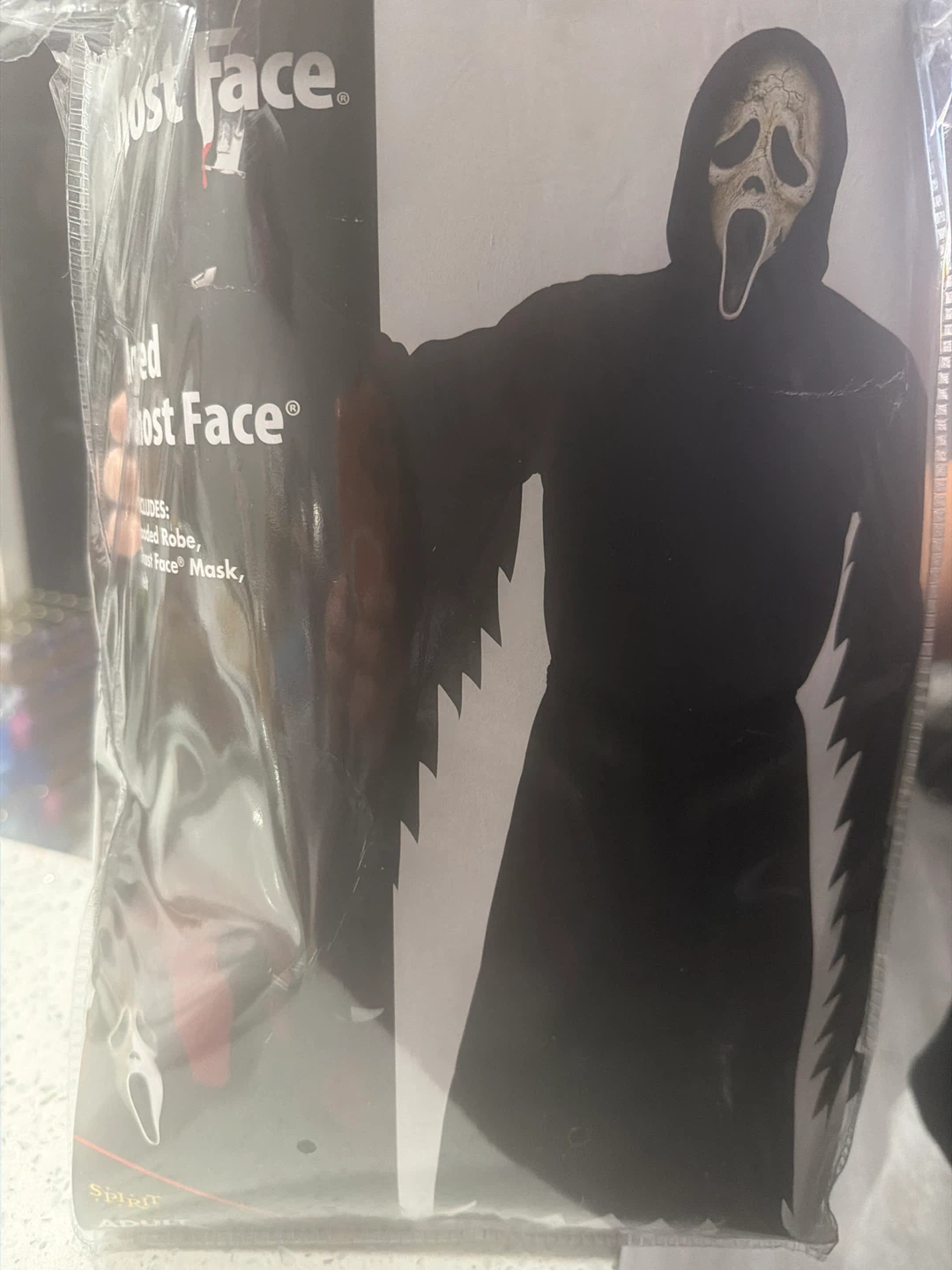 Ghost Face Aged Costume - Like New in Package