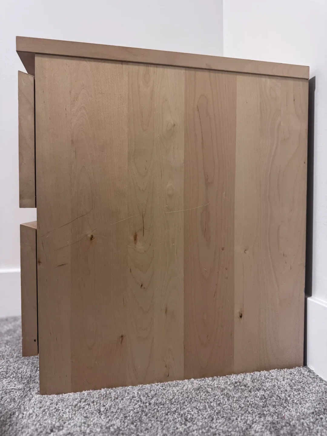 Wooden 2-Drawer Nightstand image indicator(2)