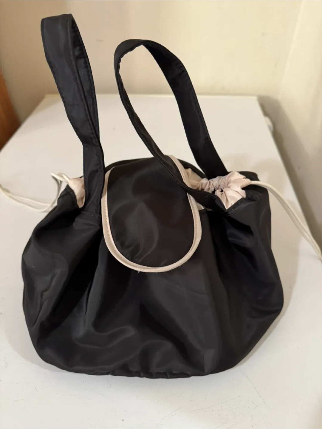 NEW Drawstring Makeup Bag - Black, New in Package image indicator(3)