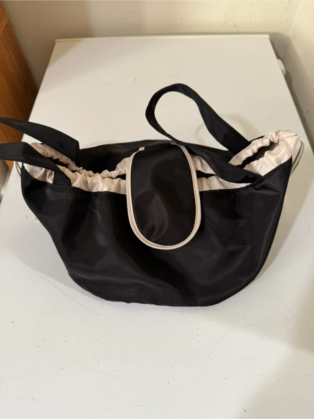 NEW Drawstring Makeup Bag - Black, New in Package image indicator(2)