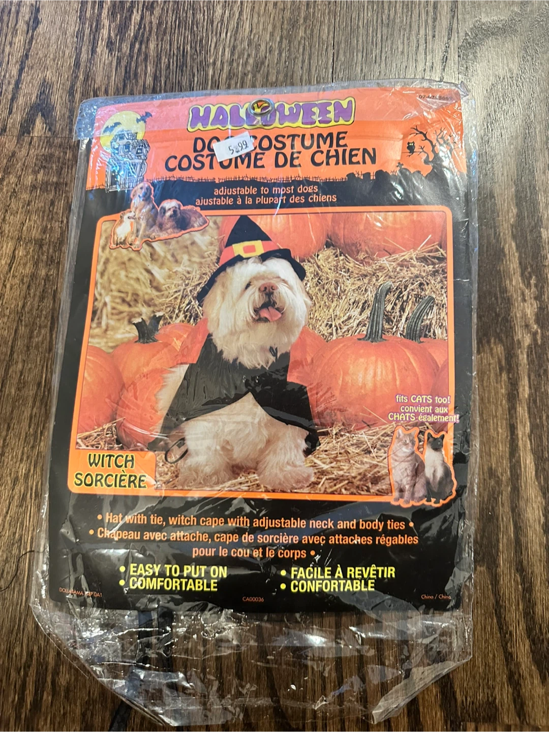 Halloween Dog/Cat Witch Costume
