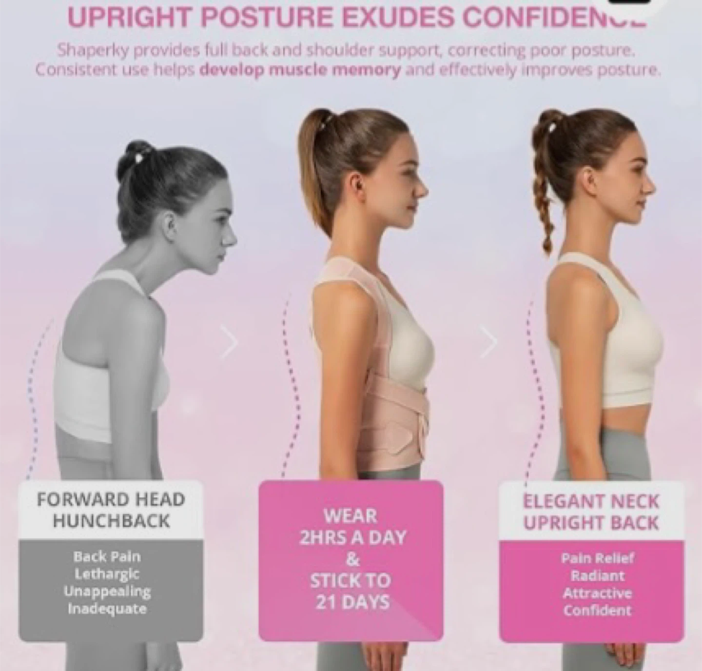 Posture Corrector for Women - photo 4