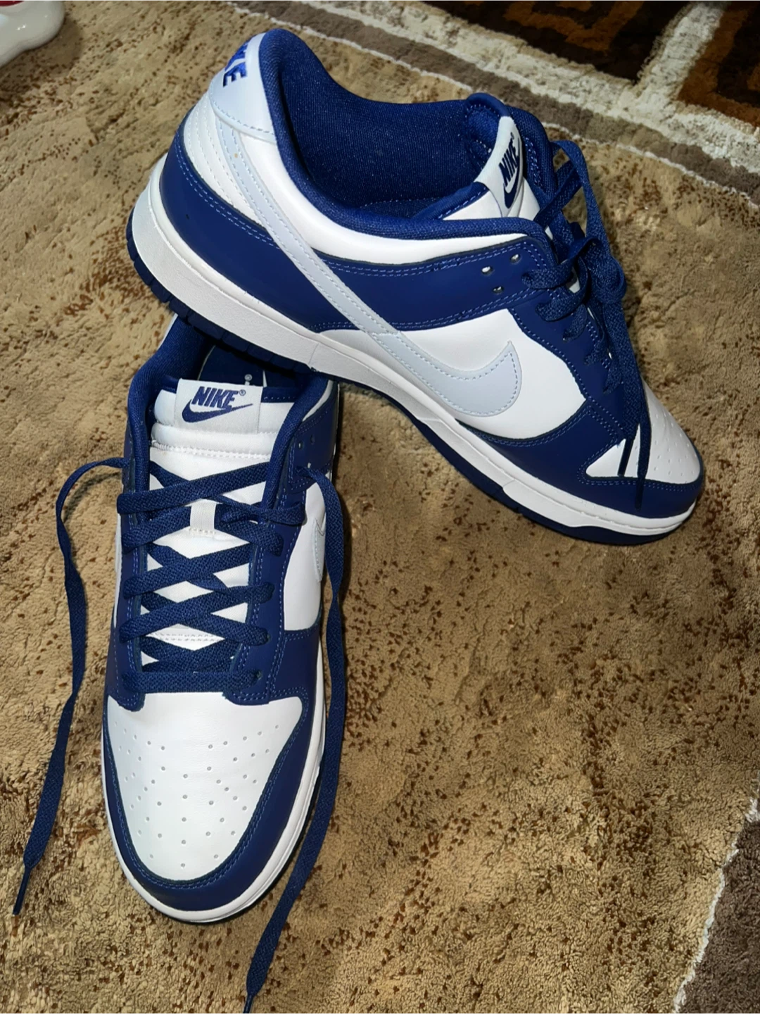 Nike Dunk Low White/Royal Blue - photo 4
