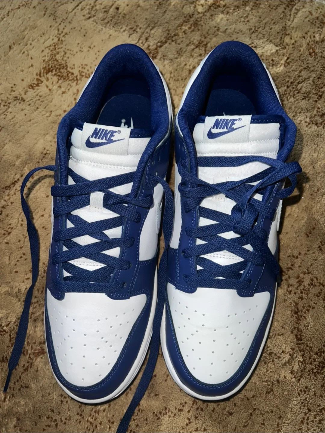 Nike Dunk Low White/Royal Blue image indicator(5)