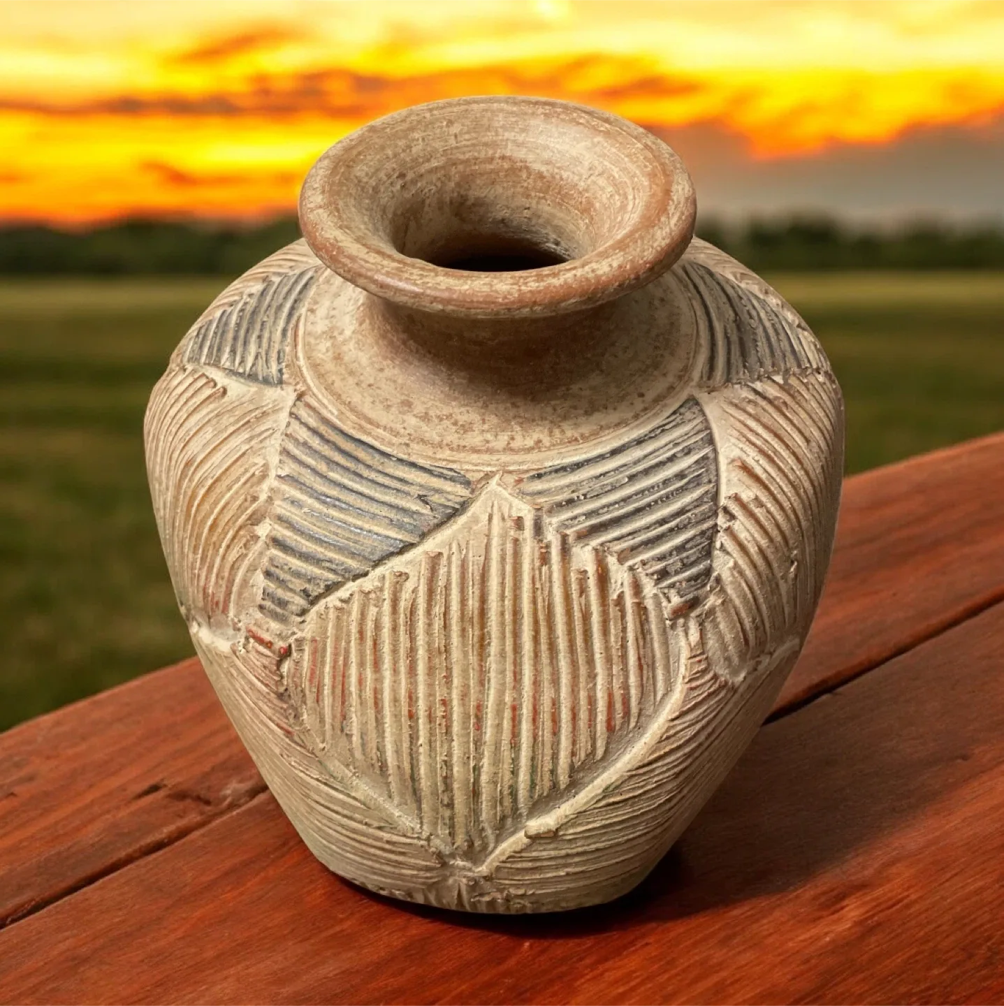 Decorative Beige Vase thumbnail