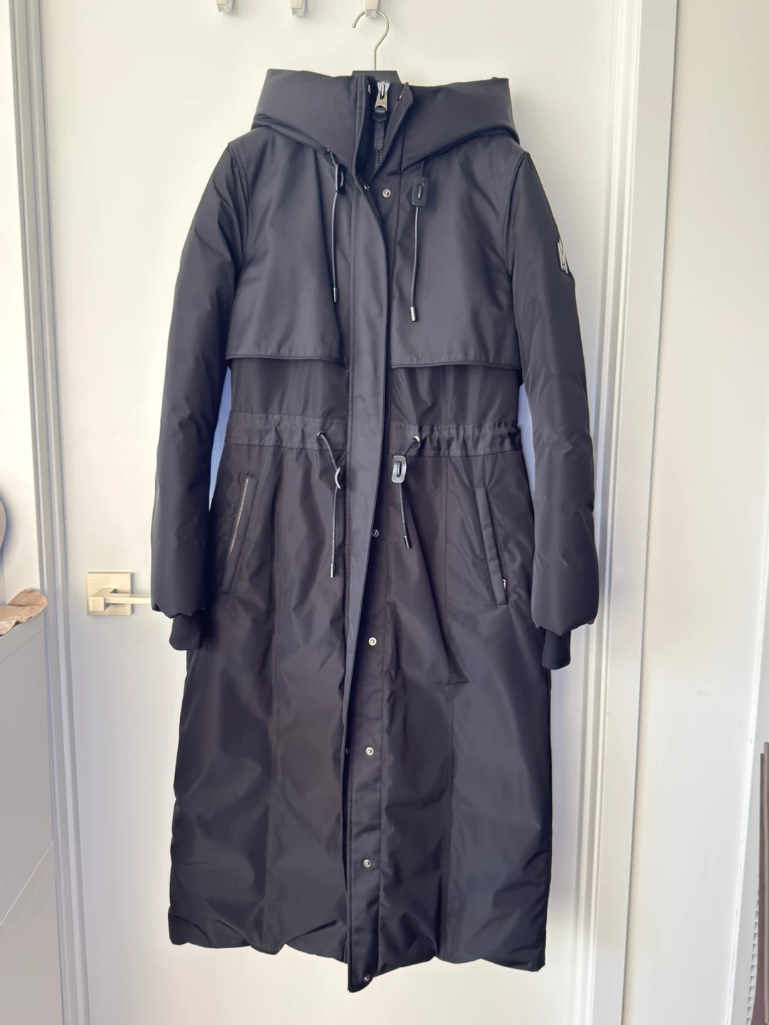 Mackage Leanne Maxi Down Coat - Black Winter Coat - Size M - photo 2