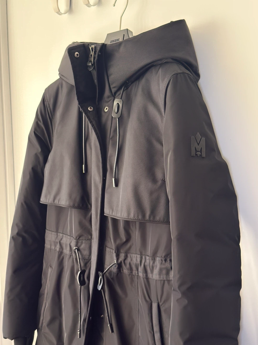 Mackage Leanne Maxi Down Coat - Black Winter Coat - Size M - photo 3