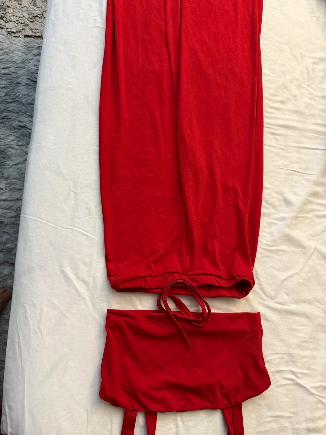 Shein Red Two-Piece Set, Size XS thumbnail