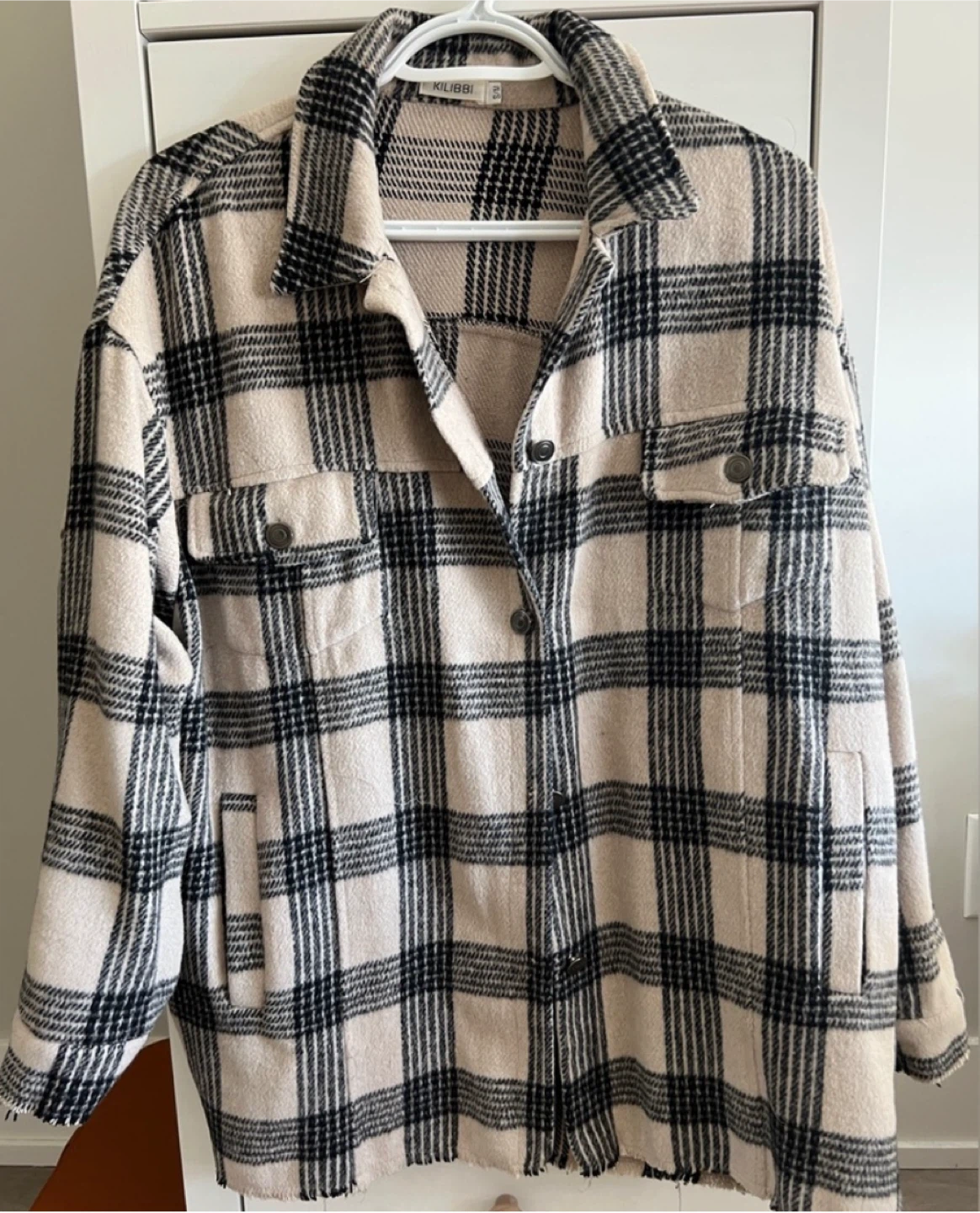 Plaid Shacket Size Medium
