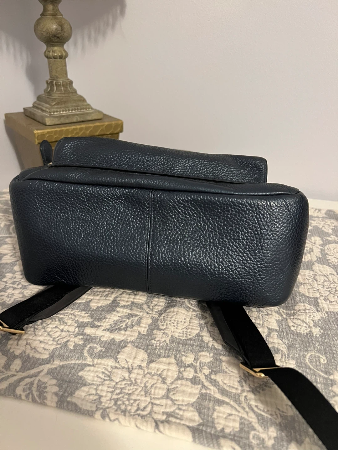 Coach Leather Navy Backpack - photo 3