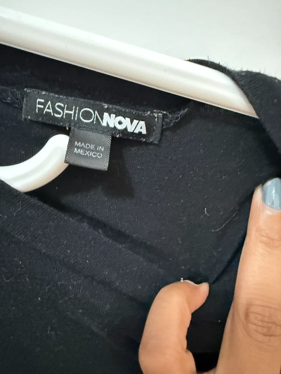 Fashion Nova Black Tee image indicator(2)