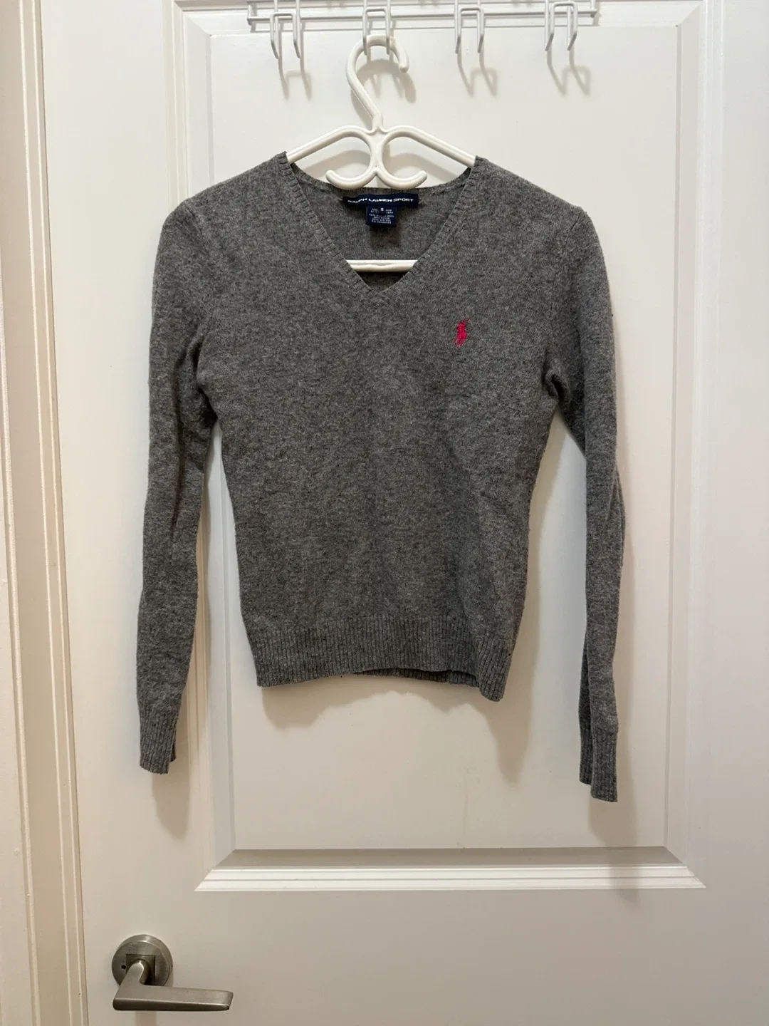 Ralph Lauren Sport Grey Wool Blend Sweater - Size S thumbnail
