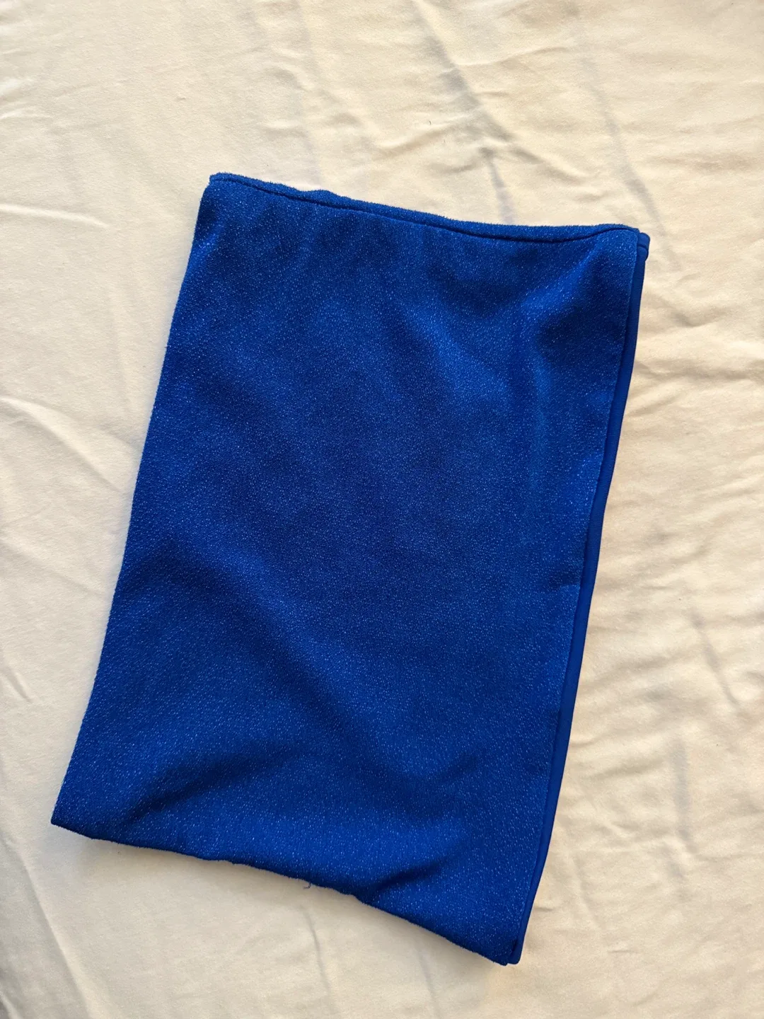 Topshop Blue Sparkle Top Size 2 thumbnail