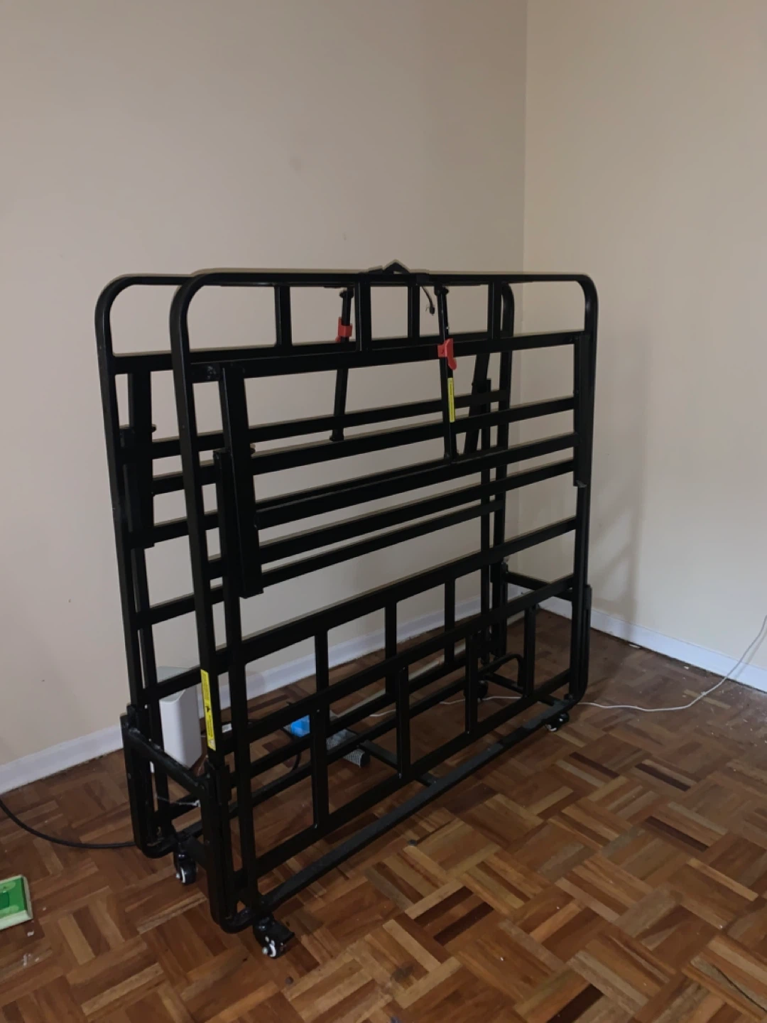 Heavy Duty Folding Twin Bed Frame - Black - photo 2
