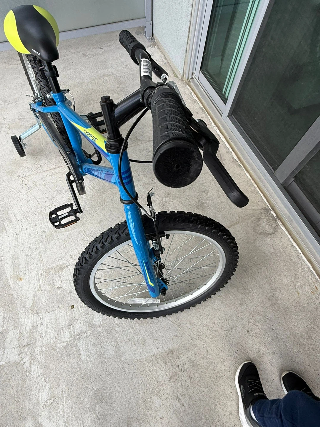 Supercycle Charge Kids' Bike - Blue & Yellow - photo 3