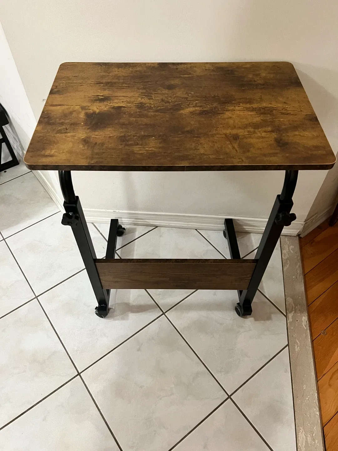 Adjustable Height Rolling Laptop Desk image indicator(2)