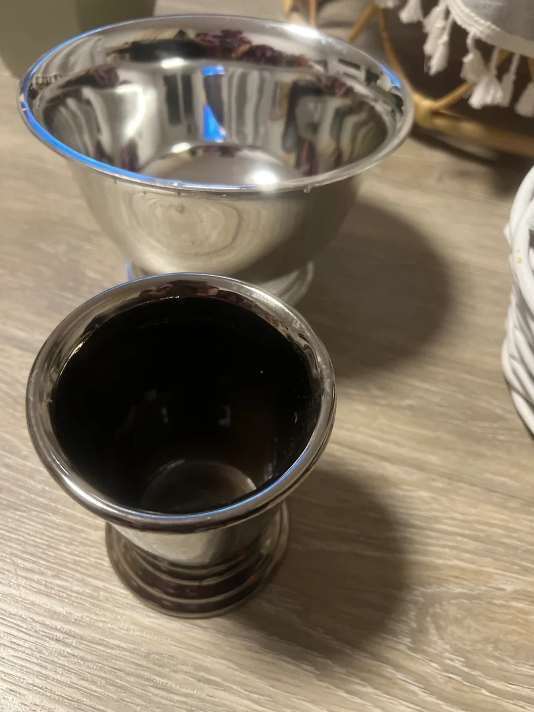 Silver Bowl and Cup Set image indicator(2)