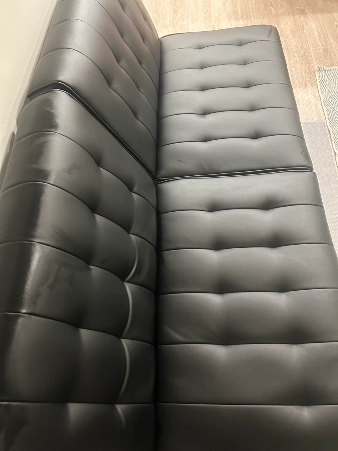 Black Futon - Sofa Bed - photo 4
