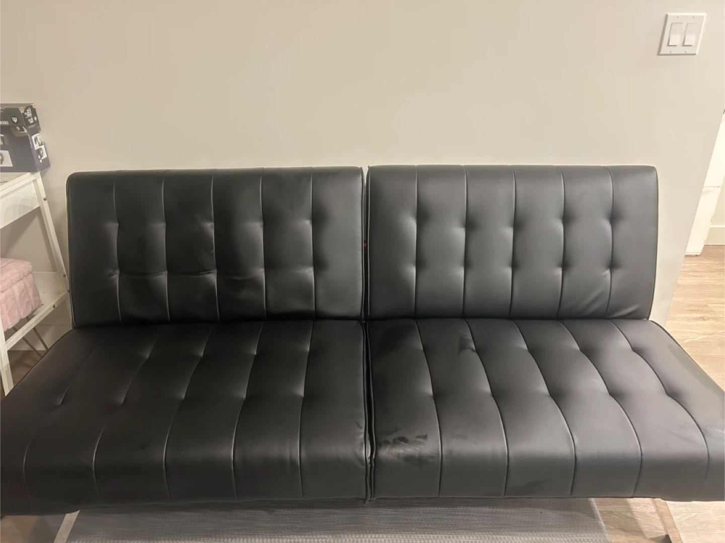 Black Futon - Sofa Bed - photo 2