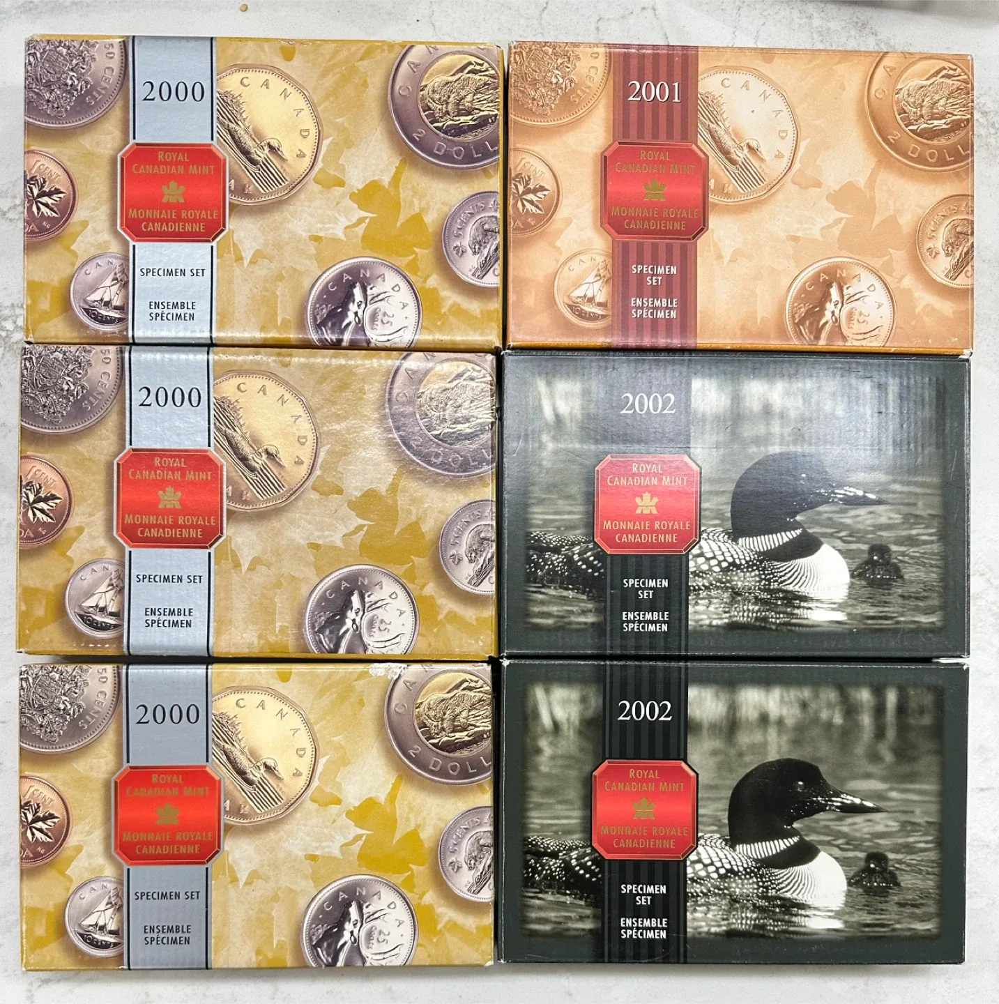 Royal Canadian Mint Specimen Coin Sets (2000-2002) thumbnail