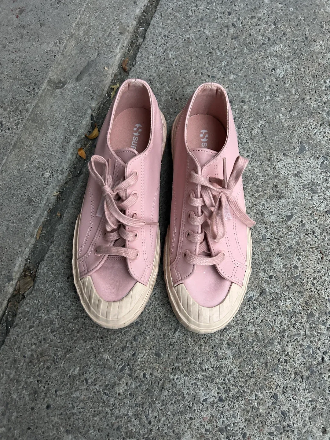Superga Pink Sneakers - Women's Size 7.5 thumbnail