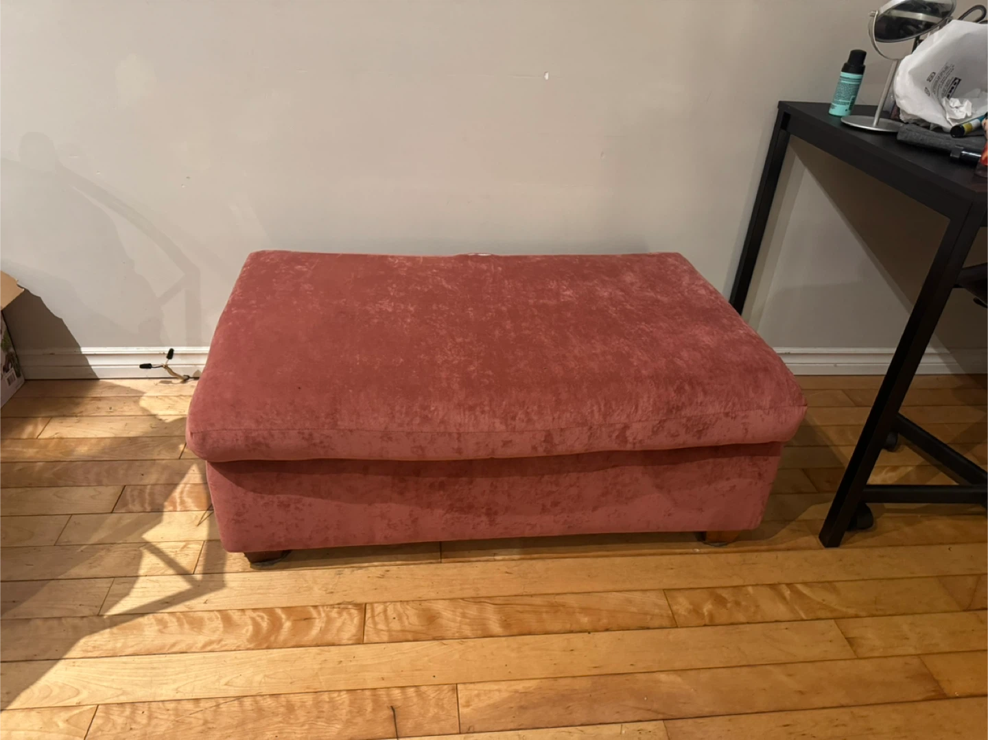Red Ottoman
