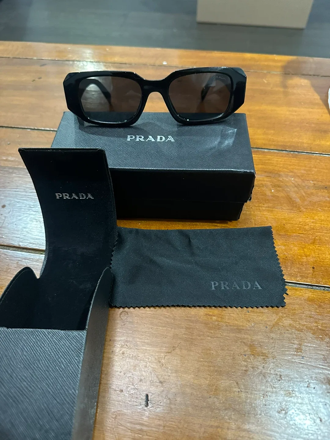 Prada PR 17WS Black Sunglasses thumbnail