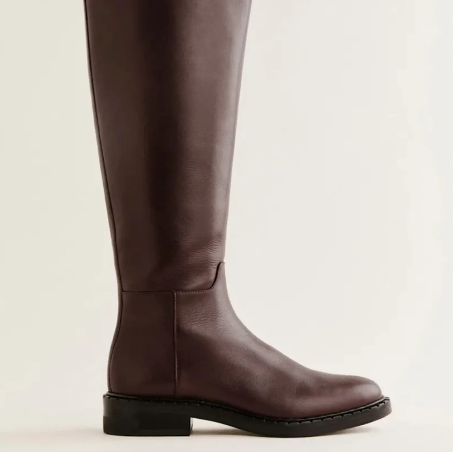 NEW Reformation Nancy Boot in Espresso, Size 7.5 image indicator(3)