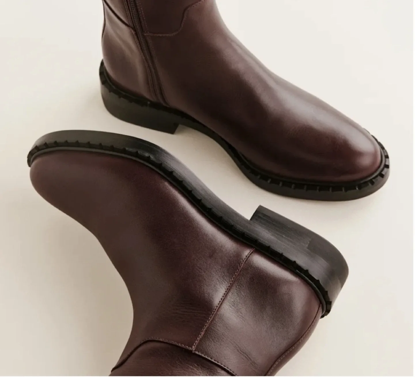 NEW Reformation Nancy Boot in Espresso, Size 7.5 image indicator(6)