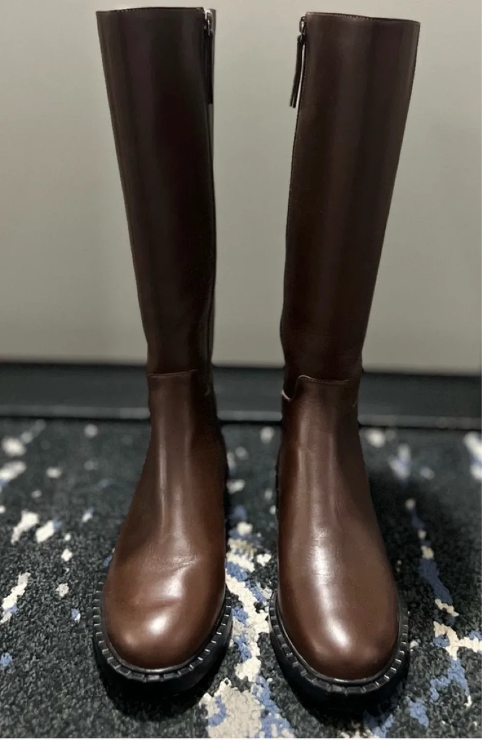 NEW Reformation Nancy Boot in Espresso, Size 7.5 image indicator(7)