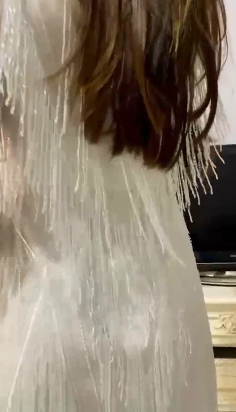 White Fringe Dress - photo 5