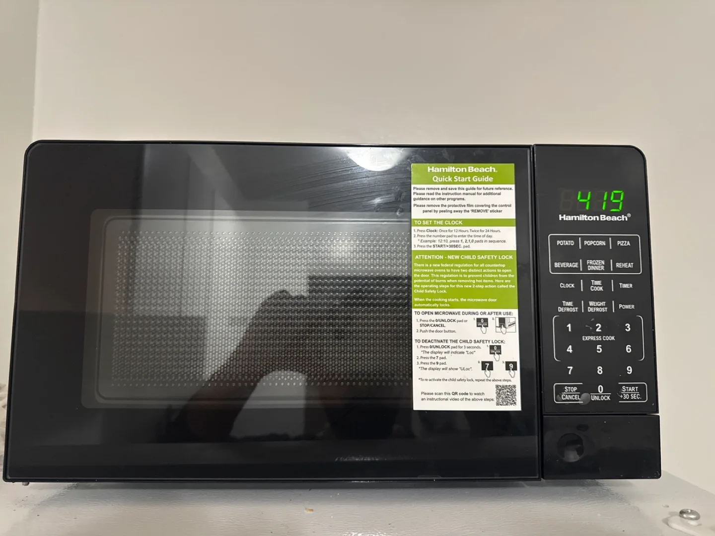 Hamilton beach microwave