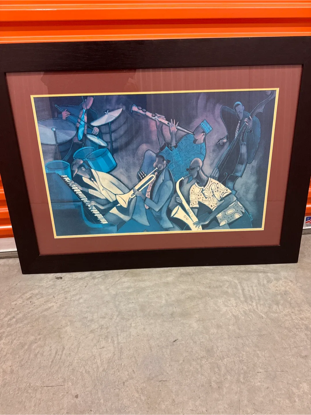 Framed Jazz Band Print image indicator(2)