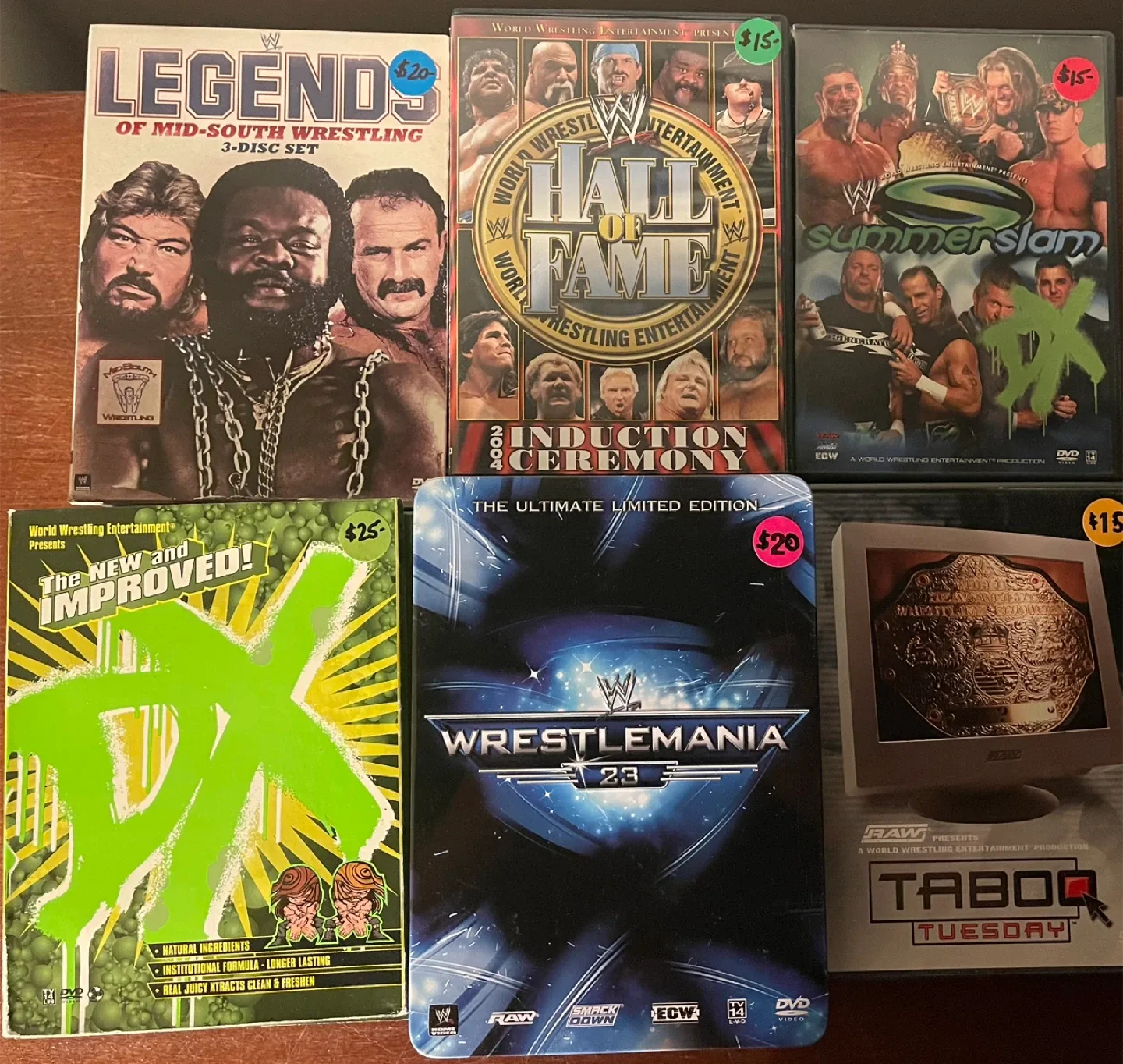 WWE Wrestling DVDs - Various Titles image indicator(2)