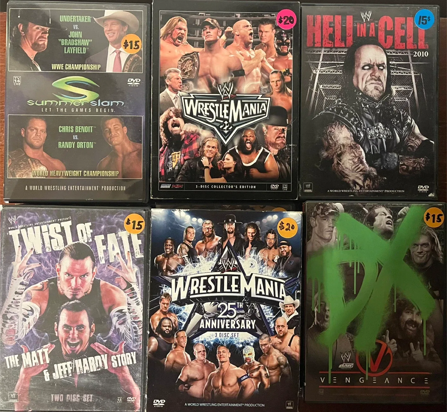 WWE Wrestling DVDs - Various Titles image indicator(4)