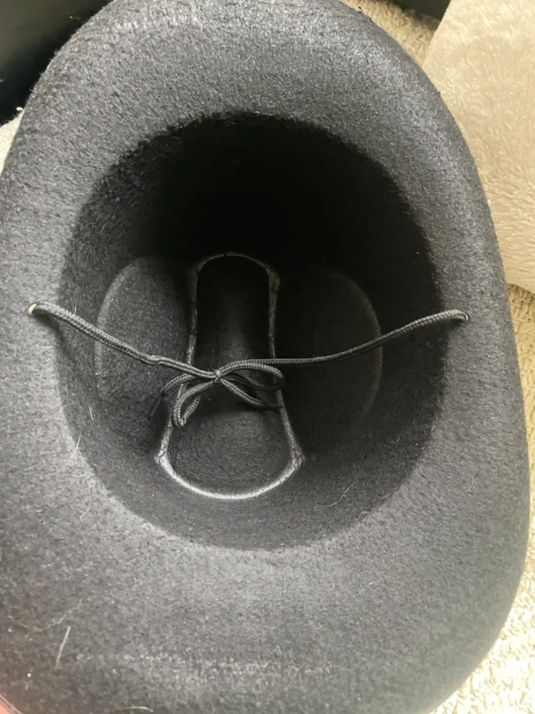 Black Cowboy Hat with Skull Design image indicator(3)