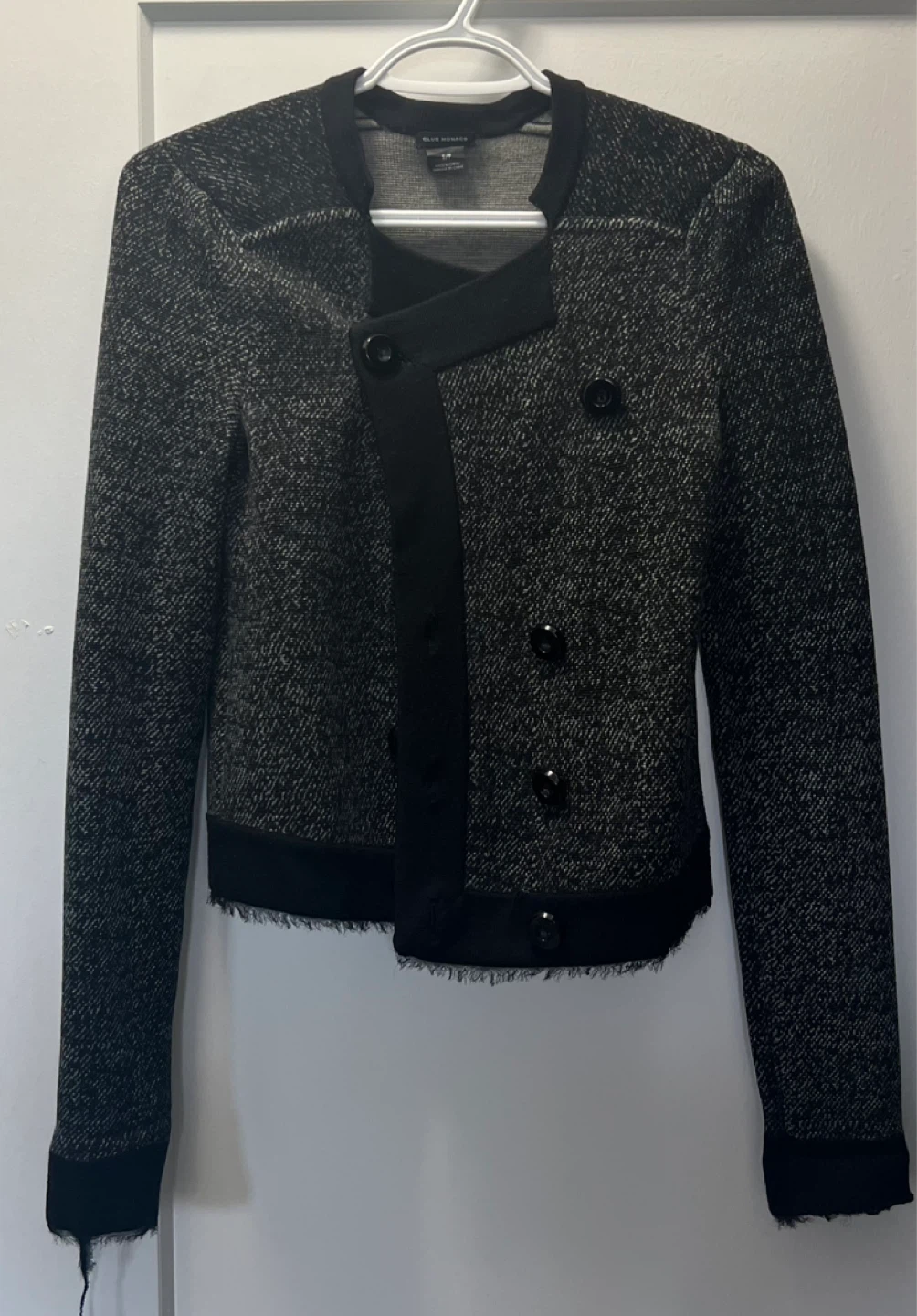 Club Monaco Double-Breasted Houndstooth Cardigan - photo 3