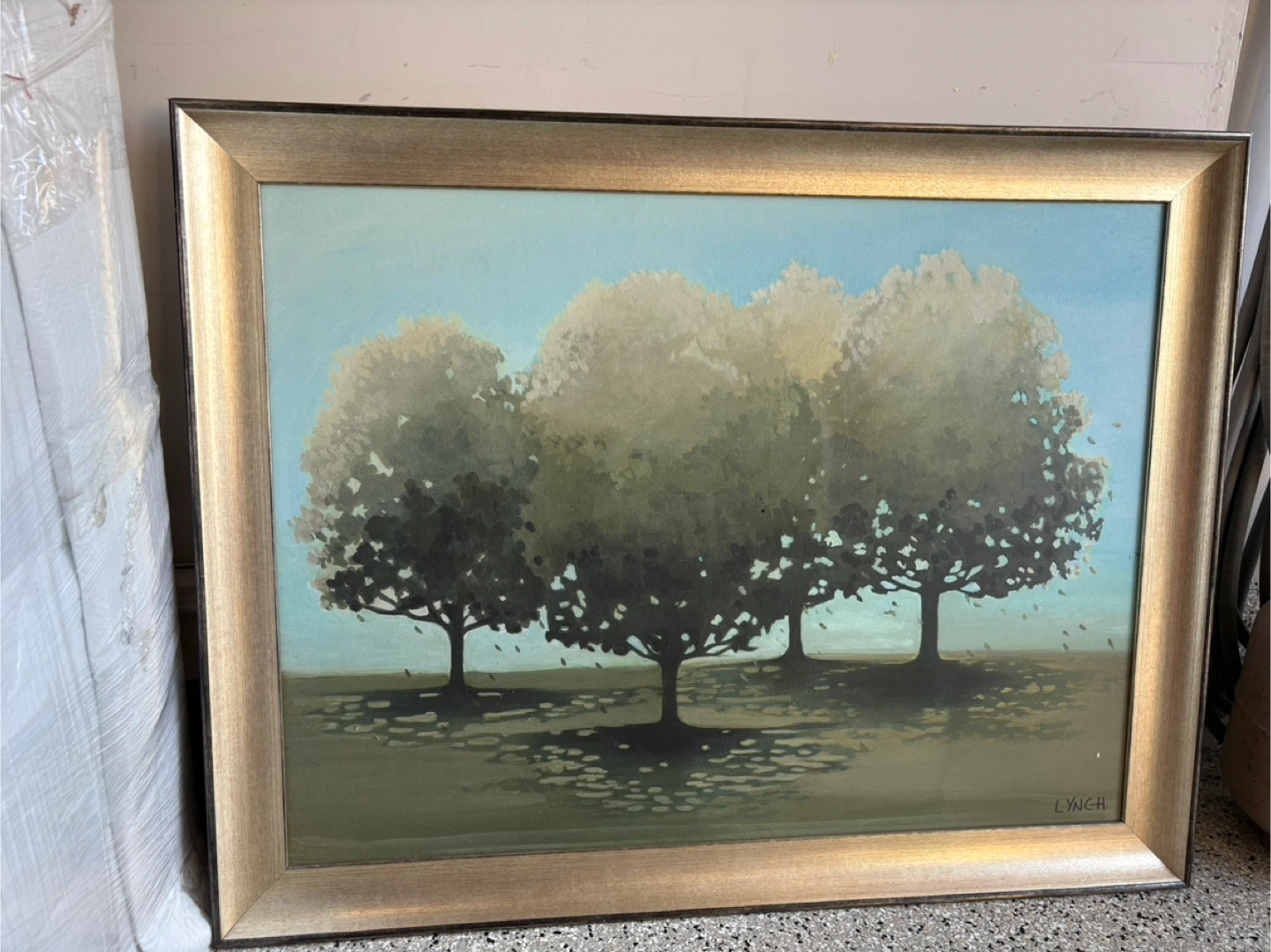 Framed Tree Painting - photo 3