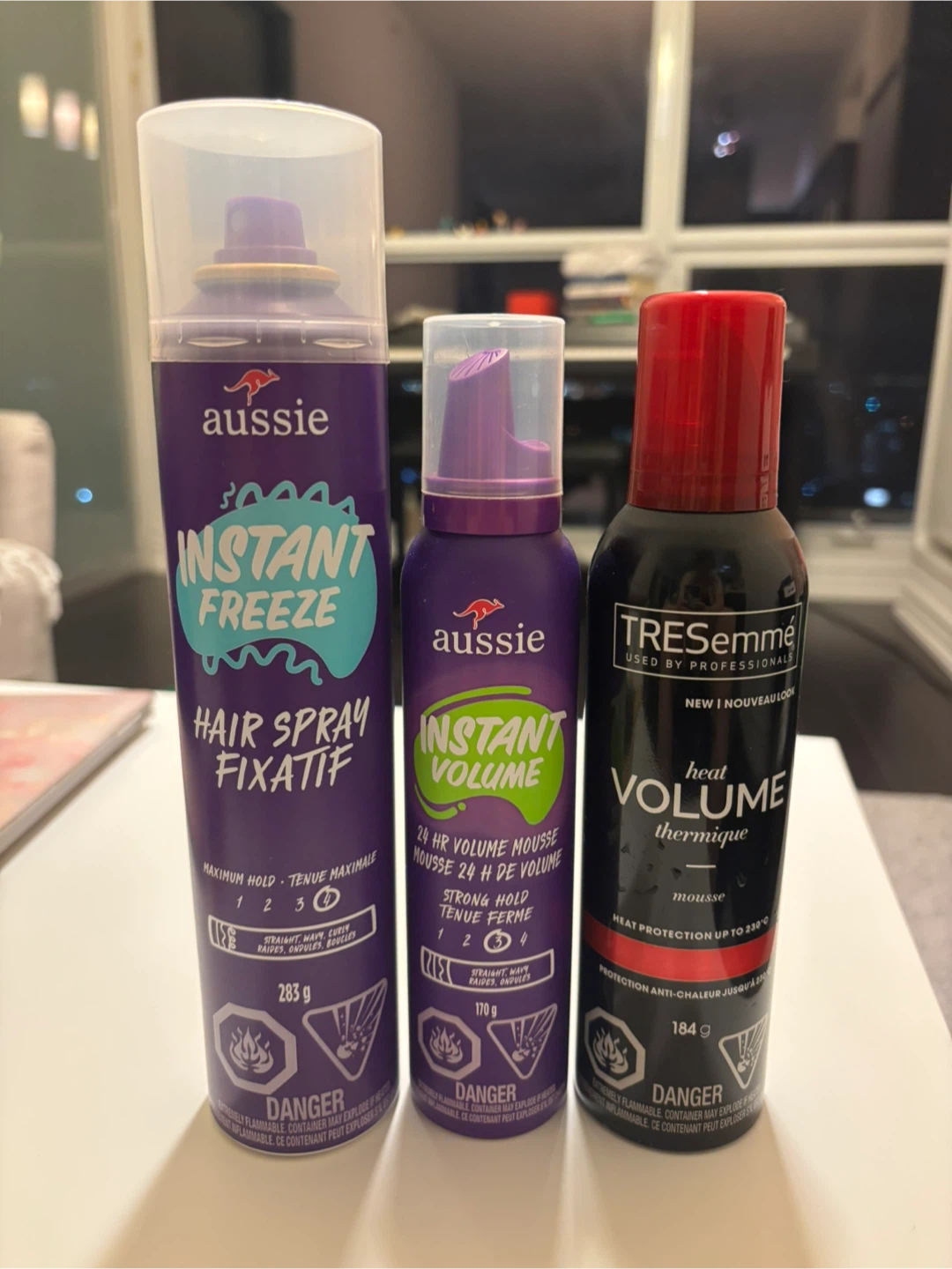 Aussie & Tresemme Hair Styling Products