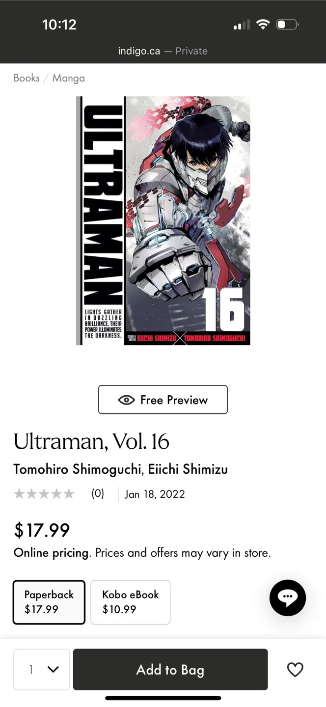 Ultraman Manga Volume 16 (French Edition) image indicator(3)