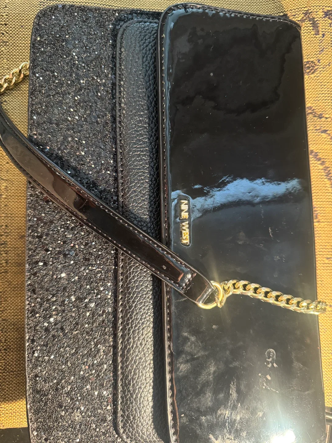 Nine West Black Clutch