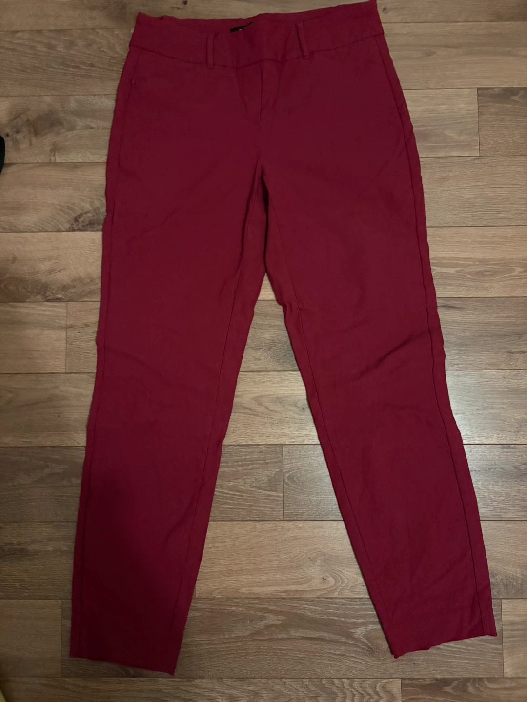 Burgundy/Dark pink Pull-on Dress Pants