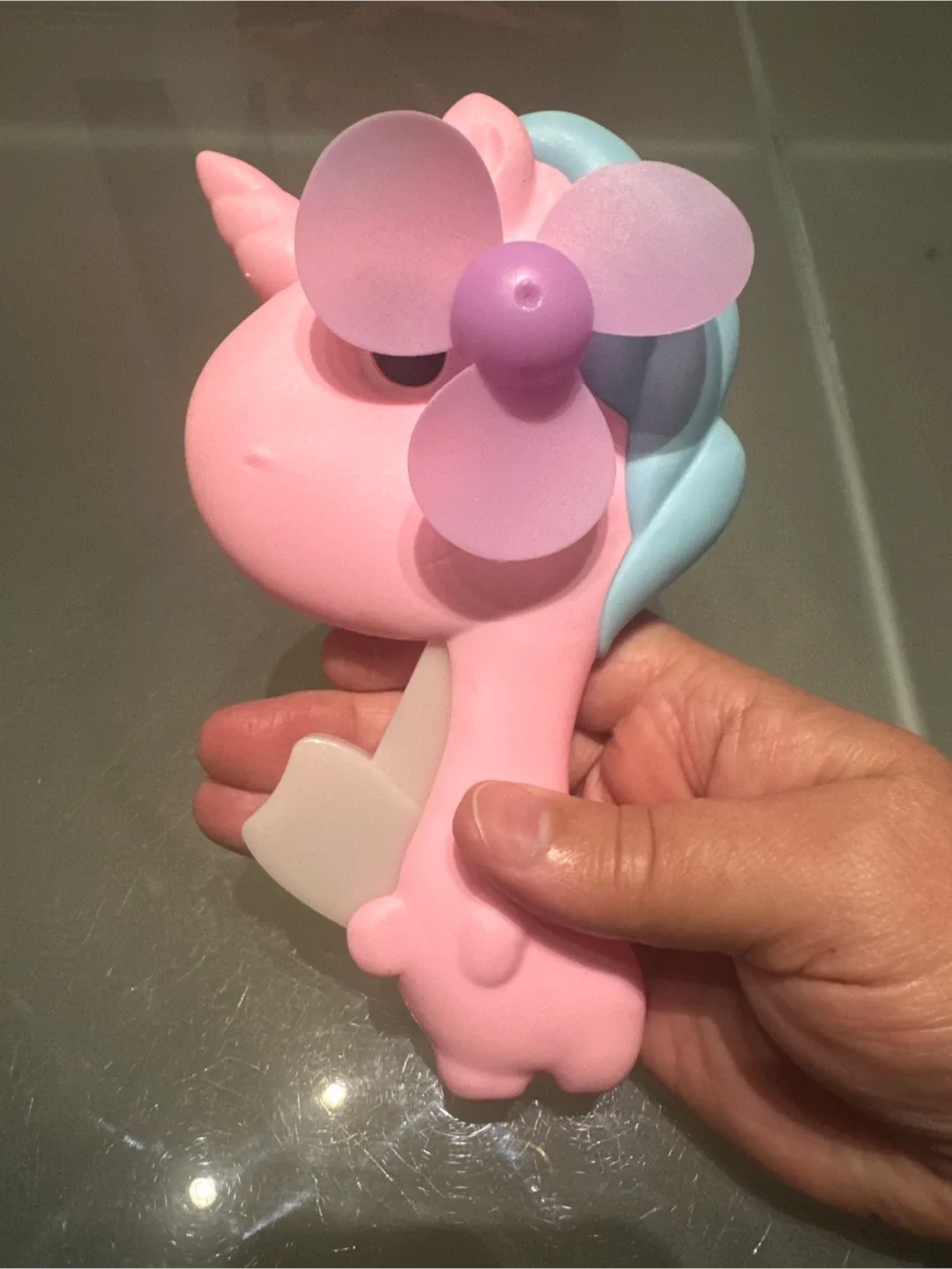Hand cranked Unicorn fan thumbnail